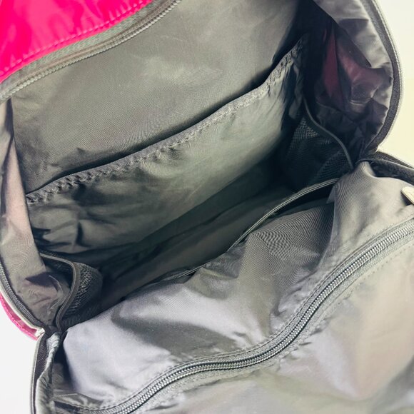 LeSportSac Logan Pop Pink Nylon Dual Compartment Adjustable Large Backpack - Picture 11 of 11